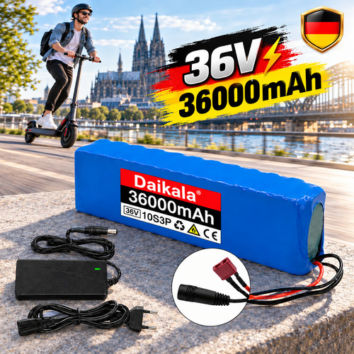 Akku 36v 36000mah batterie - 36000mah,