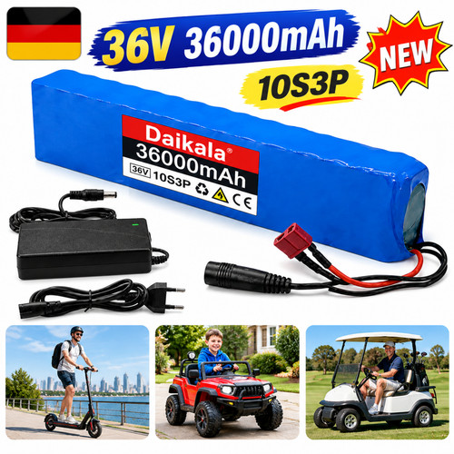 Akkupack 10s3p 36v 36000mah - 36v,